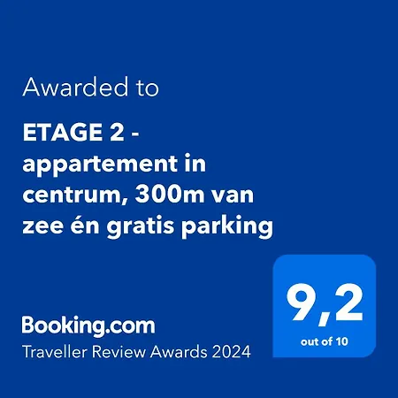 Apartment Etage 2 - In Centrum, 300m Zee En Gratis Parking *