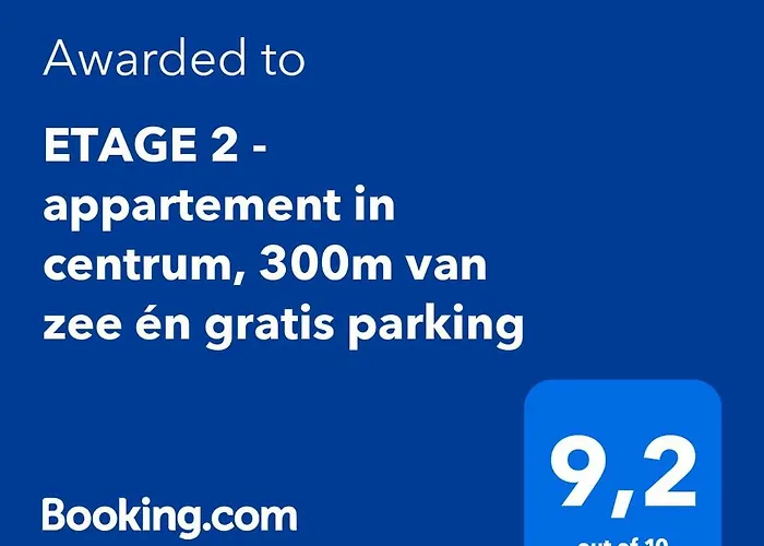 公寓 Etage 2 - In Centrum, 300m Zee En Gratis Parking *